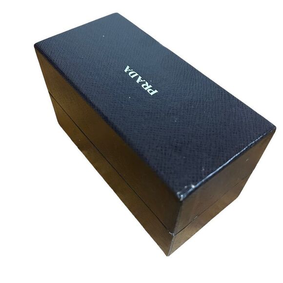 PRADA Oversized Designer Sunglasses Brown Rectangle SPR 19I 2AU-6S1 Tortoise - Picture 6 of 14